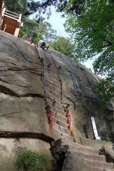 西岳华山五峰风景,华山一日游西安出发路线推荐