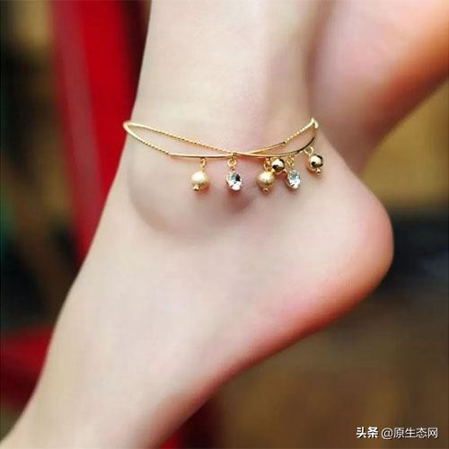 露脚踝带脚链,脚踝粗的脚链