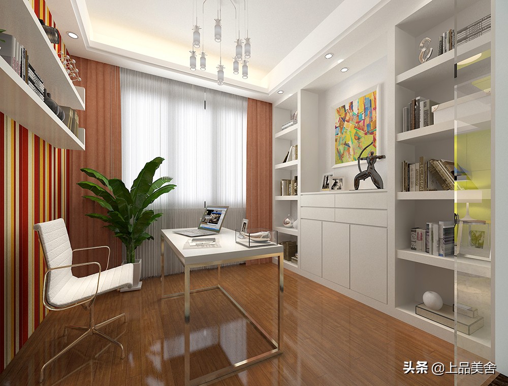 小户型客厅沙发绿色背景效果图,现代简约橙色沙发背景效果图