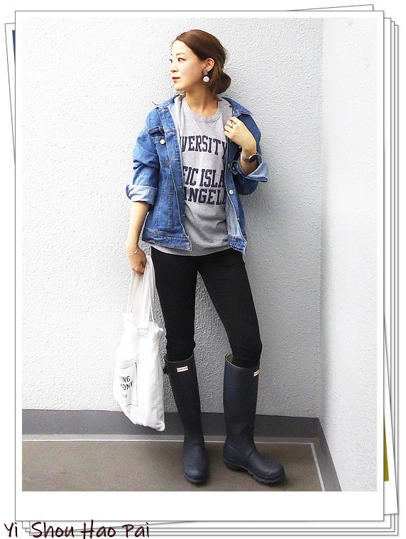 没有雨靴怎么防雨,防水冬季雨靴怎么搭配好看