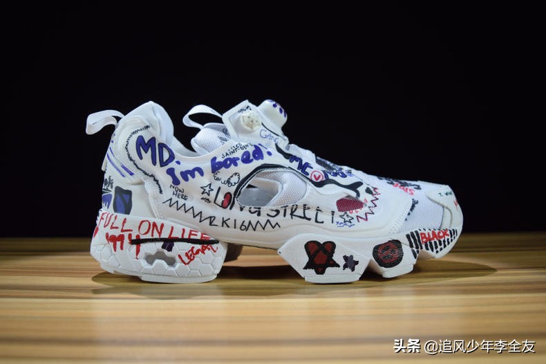 锐步涂鸦充气鞋多少钱,涂鸦鞋锐步