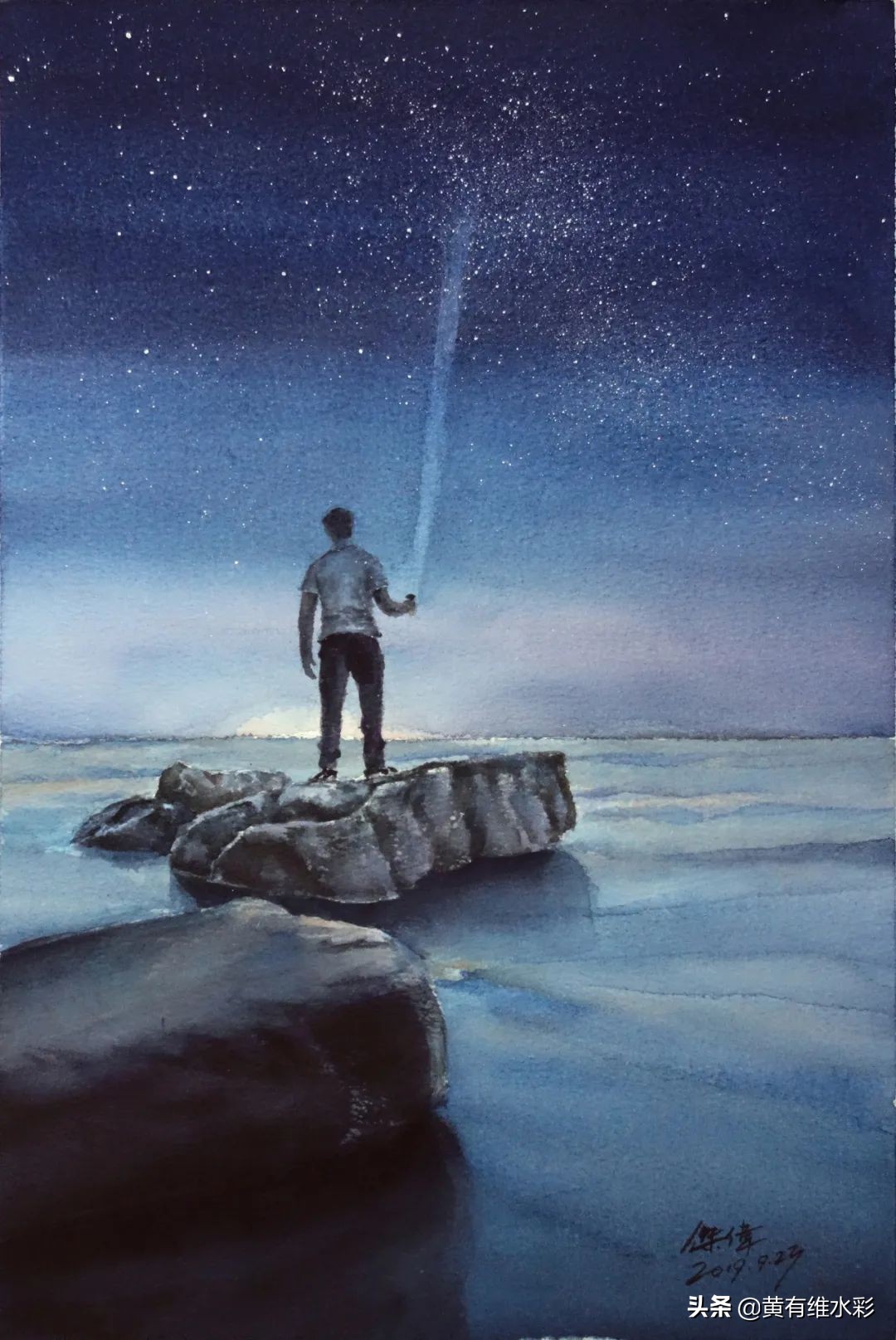 一个理工男的避坑指南,水彩入坑第一天