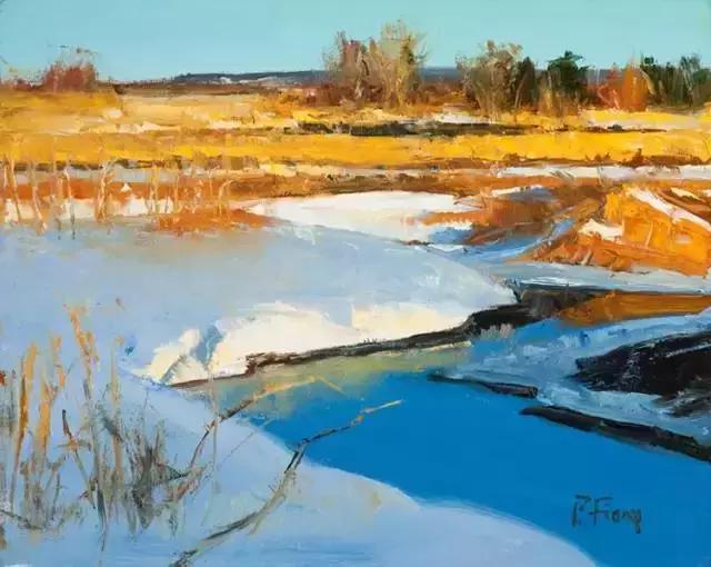 100张油画风景欣赏每一张都是顶配,100张风景油画初学者临摹