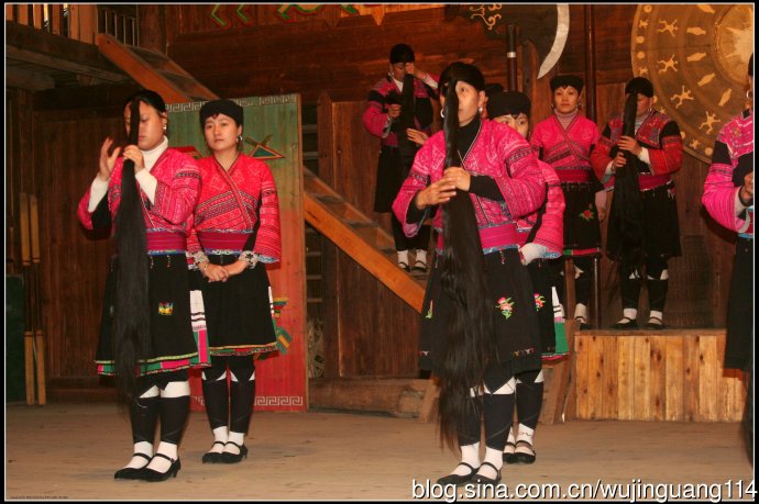 奇观：广西红瑶美女长发世界第一,图