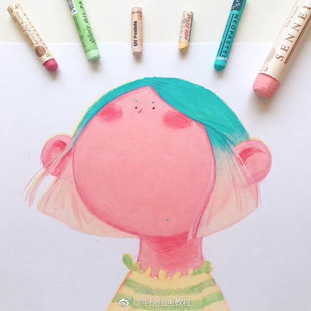 惊艳油画棒作品,超美油画棒作品