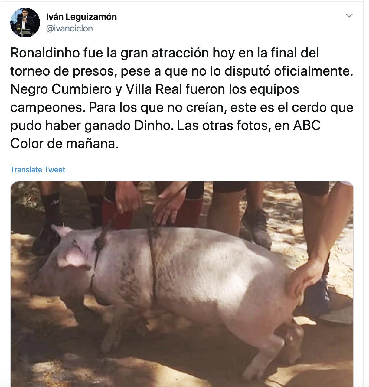 获赞罗囚王！小罗拿下监狱足球赛冠军，奖品是一头活猪