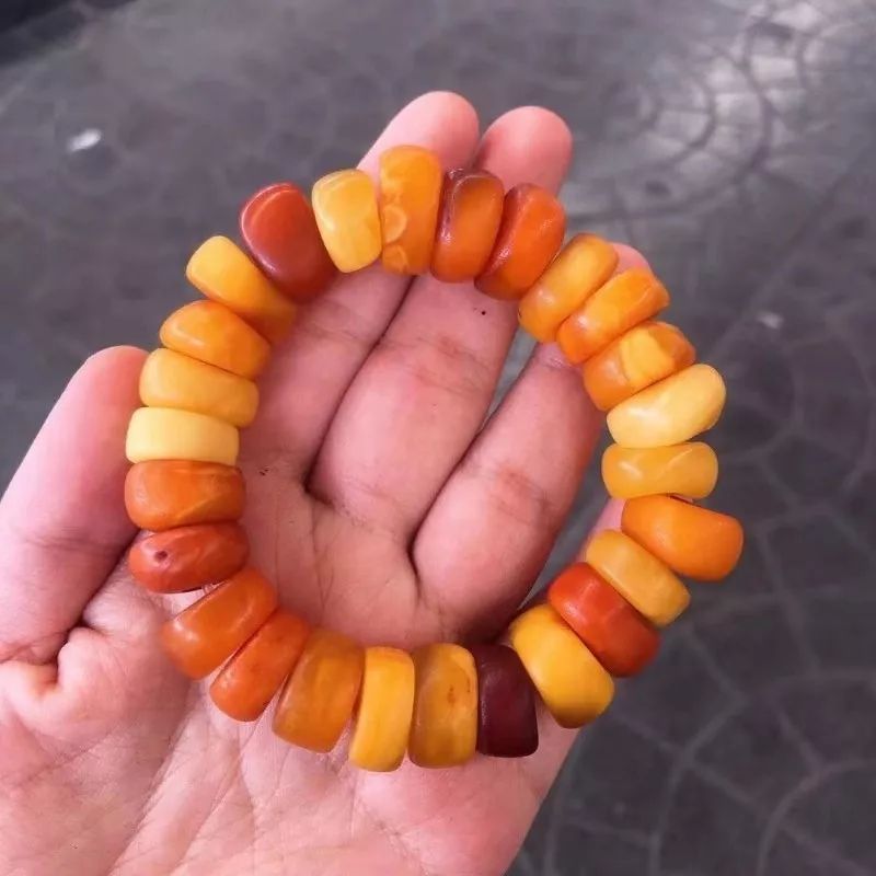 蜜蜡手串怎样自己串,蜜蜡金珀小珠怎么串