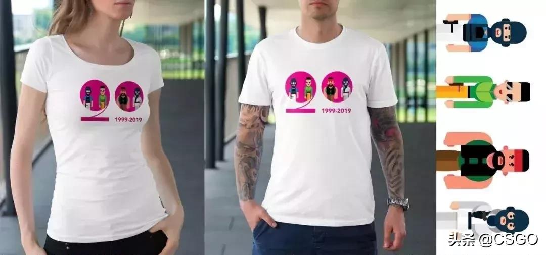 还有孙宝迪和永不鸽播？CS20周年T恤设计大赛作品第二弹