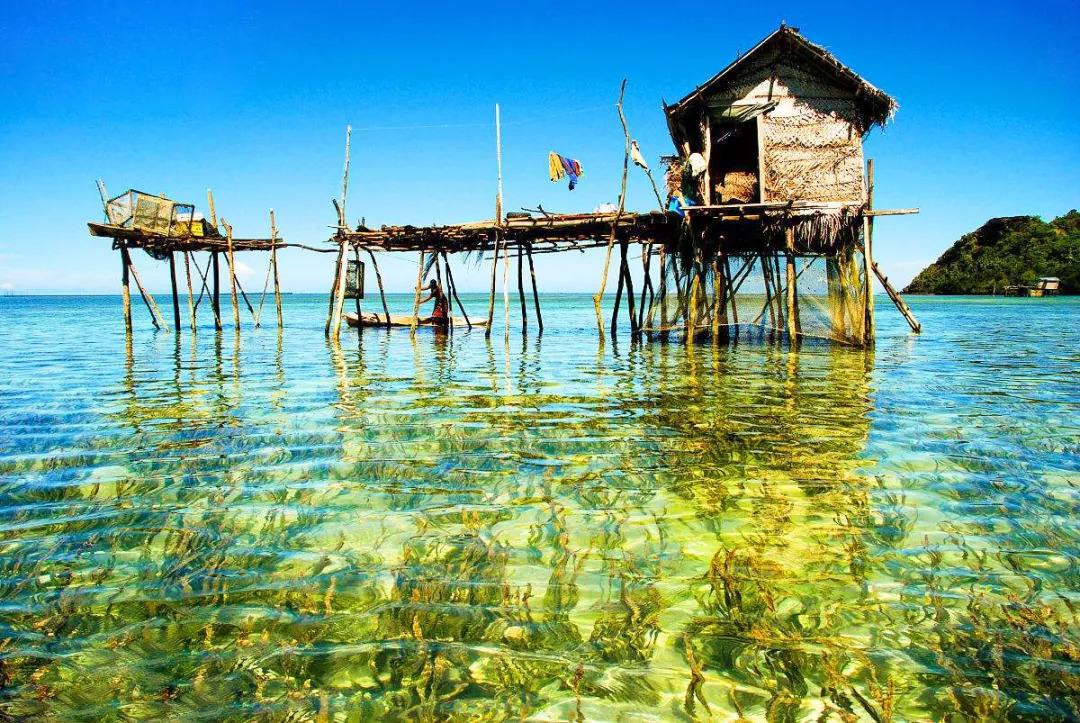 沙巴旅游落日,马来西亚沙巴去看最美的落日沙滩