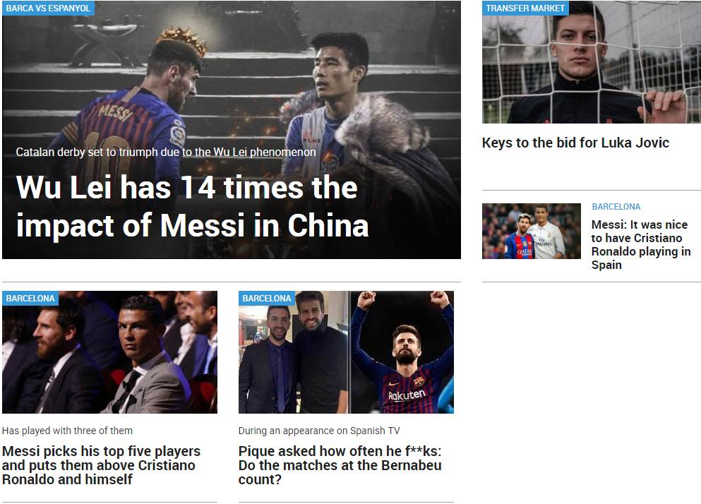 足球丨梅西想念C罗?武磊进球影响力!孙捷参加入队发布会