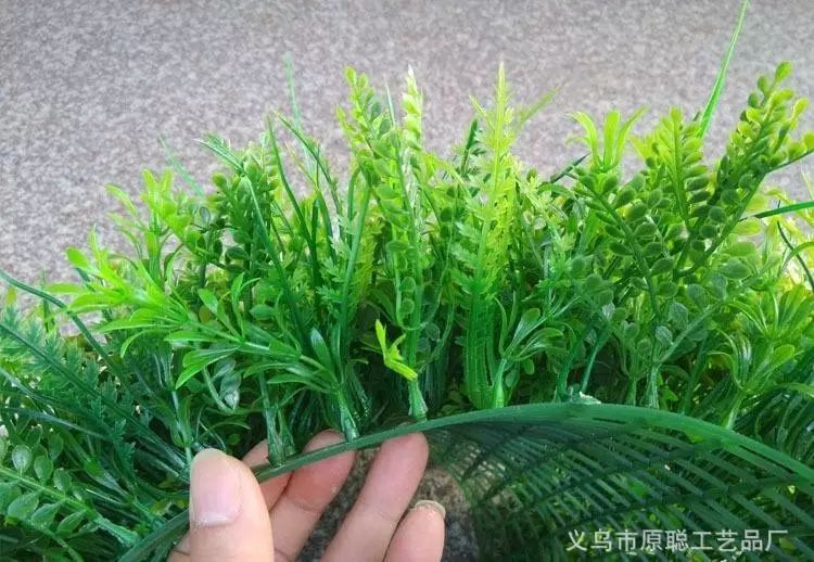 pvc塑料绿植,绿植盆里的塑料