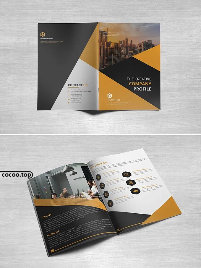 宣传册排版设计欣赏,清洁公司宣传册设计