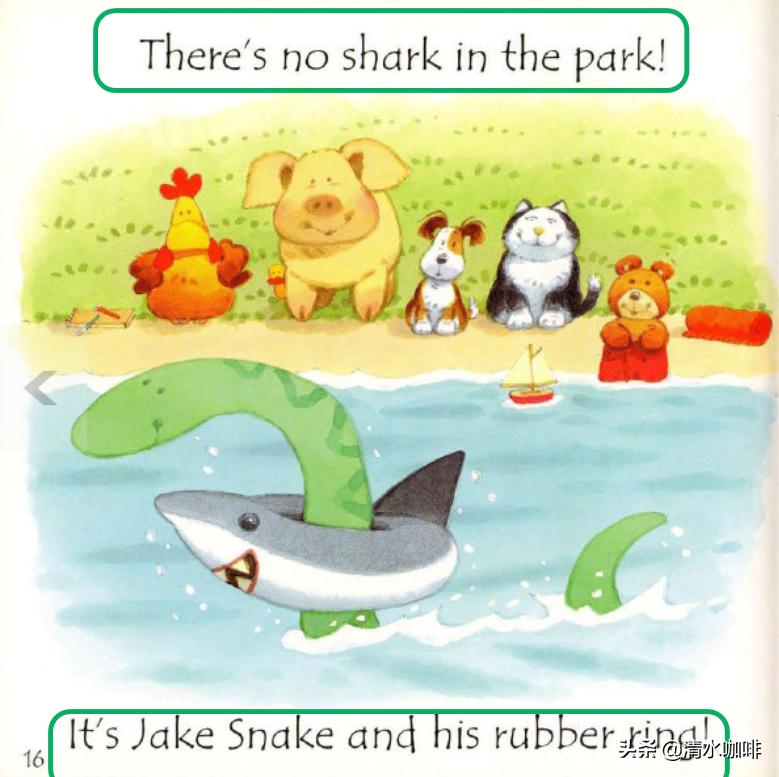 fishing自然拼读,1-2岁鲨鱼乐于助人的绘本故事