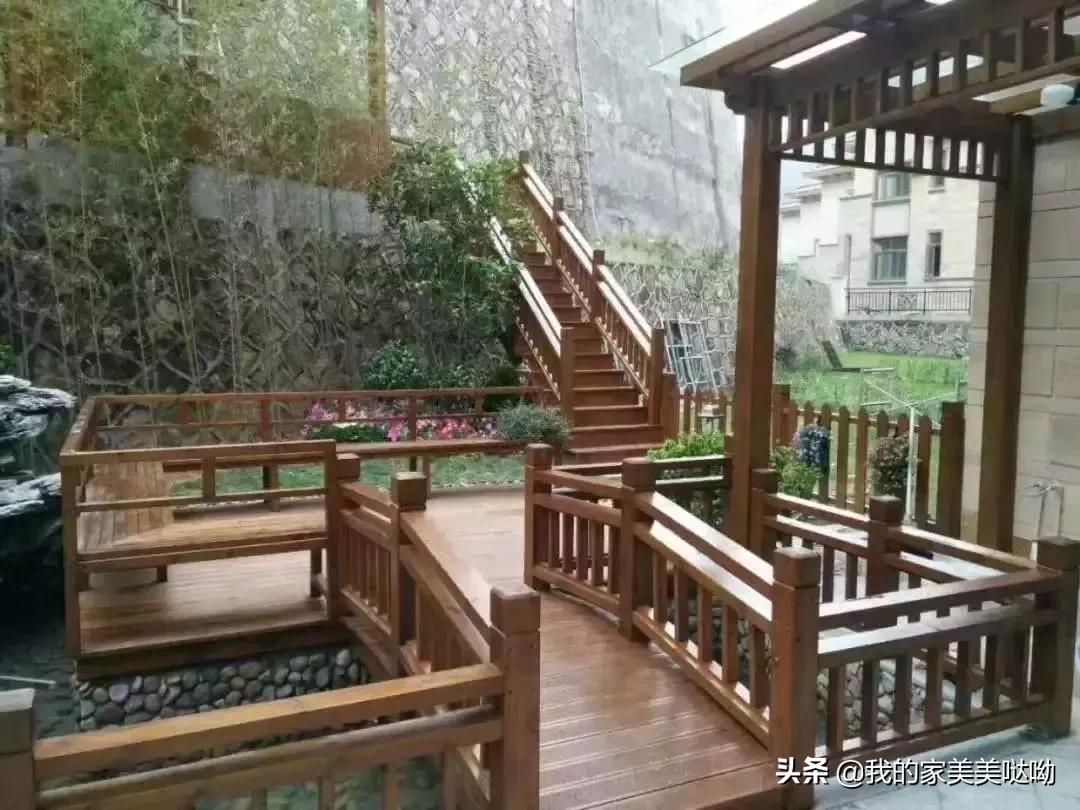 丰胜花园小露台木屋,苏州市丰胜花园木庭院设计