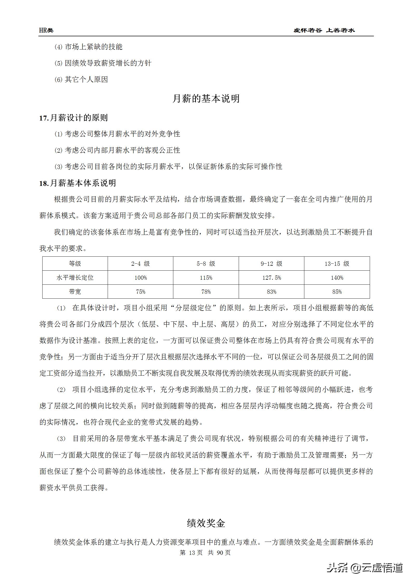89页最全面的薪酬设计方案（收藏版）：表格、步骤、流程全都具备
