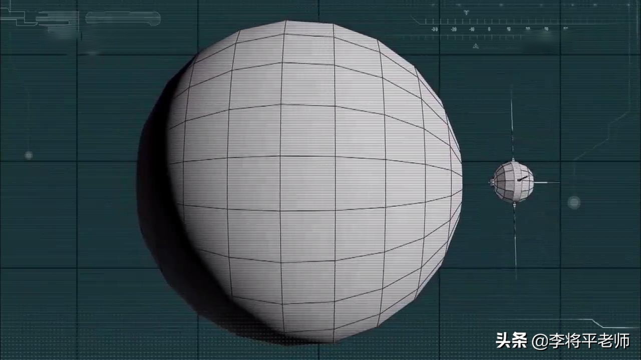 我国第一颗东方红卫星,望远镜拍到的东方红一号卫星