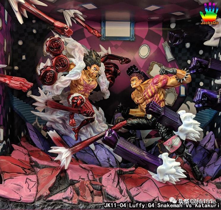 模玩殿堂路飞vs卡塔库栗,海贼王夏洛特卡塔库栗图文