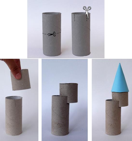 废纸箱做纸模,废纸盒做益智教具