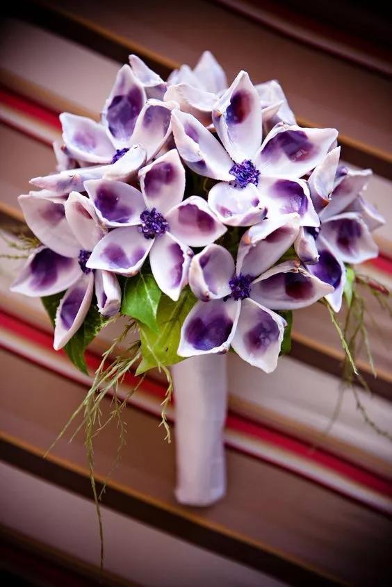 海边捡的贝壳可以做什么手工,贝壳创意手工种花