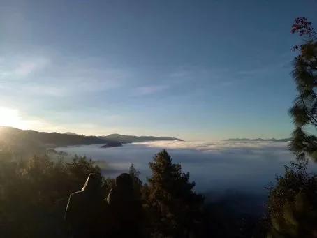 九月份的腾冲琅琊山,腾冲琅琊山雪景