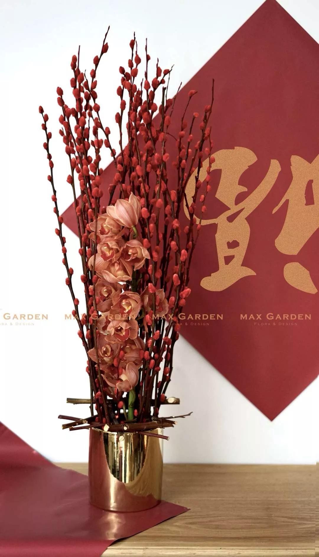 有年味儿的主题,有新年味儿的花