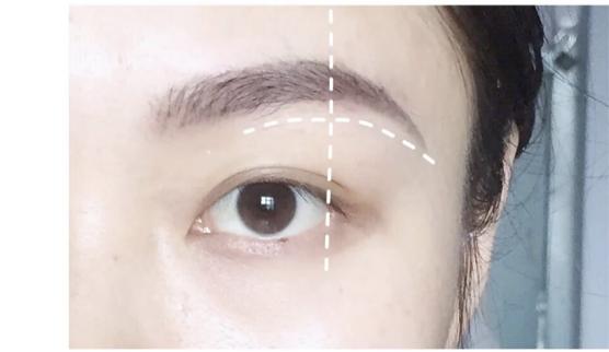 一字眉眉形的画法,一字眉用什么眉形好看