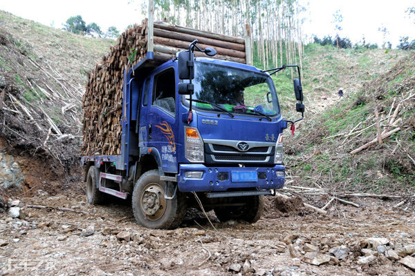 自卸拉木头神器,山区拉木头神器