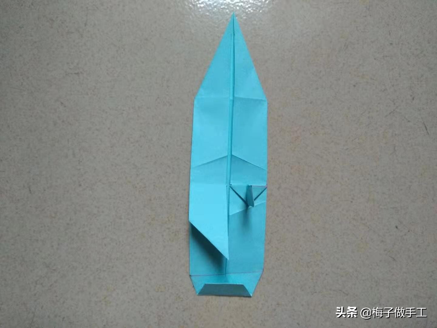 儿童手工折纸简单3-5岁宝剑,儿童手工折纸宝剑简单版慢教程