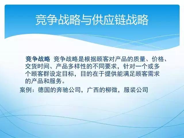 ppt供应链管理技巧,供应链管理方法和建议ppt