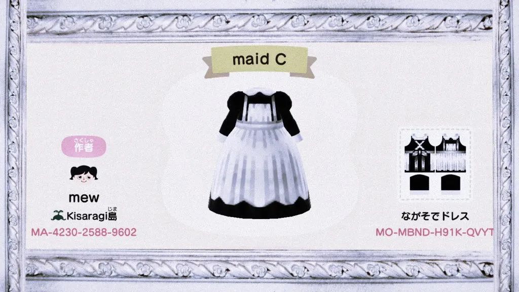 动物之森公主裙设计,动物之森设计和服