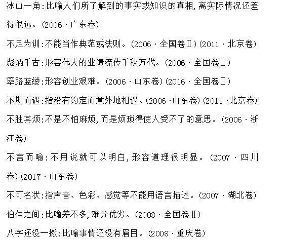 高考成语积累及解释大全100个,高考加油成语四字成语