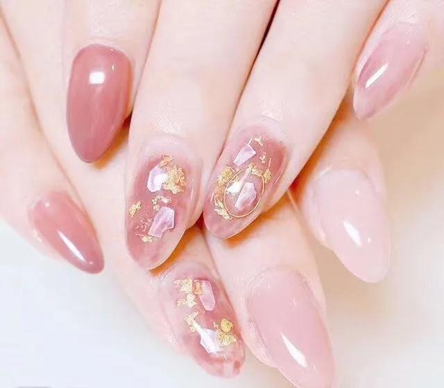 日式美甲颜值超高的美甲,报复性消费来啦