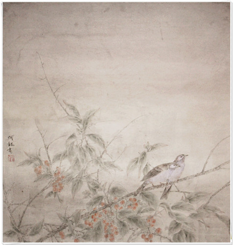 何钰花鸟画,花鸟画的赏析