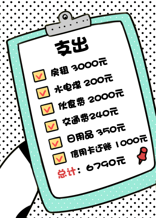 月薪3万存款2万,月薪3万存不下五千