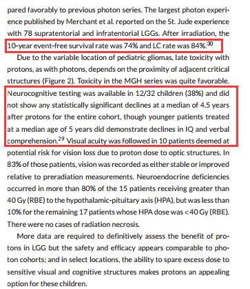 研究证明质子治疗儿童脑瘤可以显著降低对大脑发育的影响