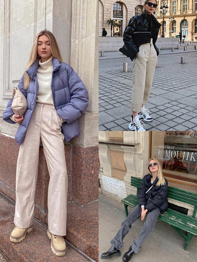 三木冬季羽绒服时尚穿搭,三木大衣怎么穿搭