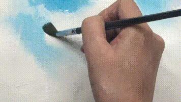 水彩画错了干了怎样涂掉,水彩画错了白墨水补救