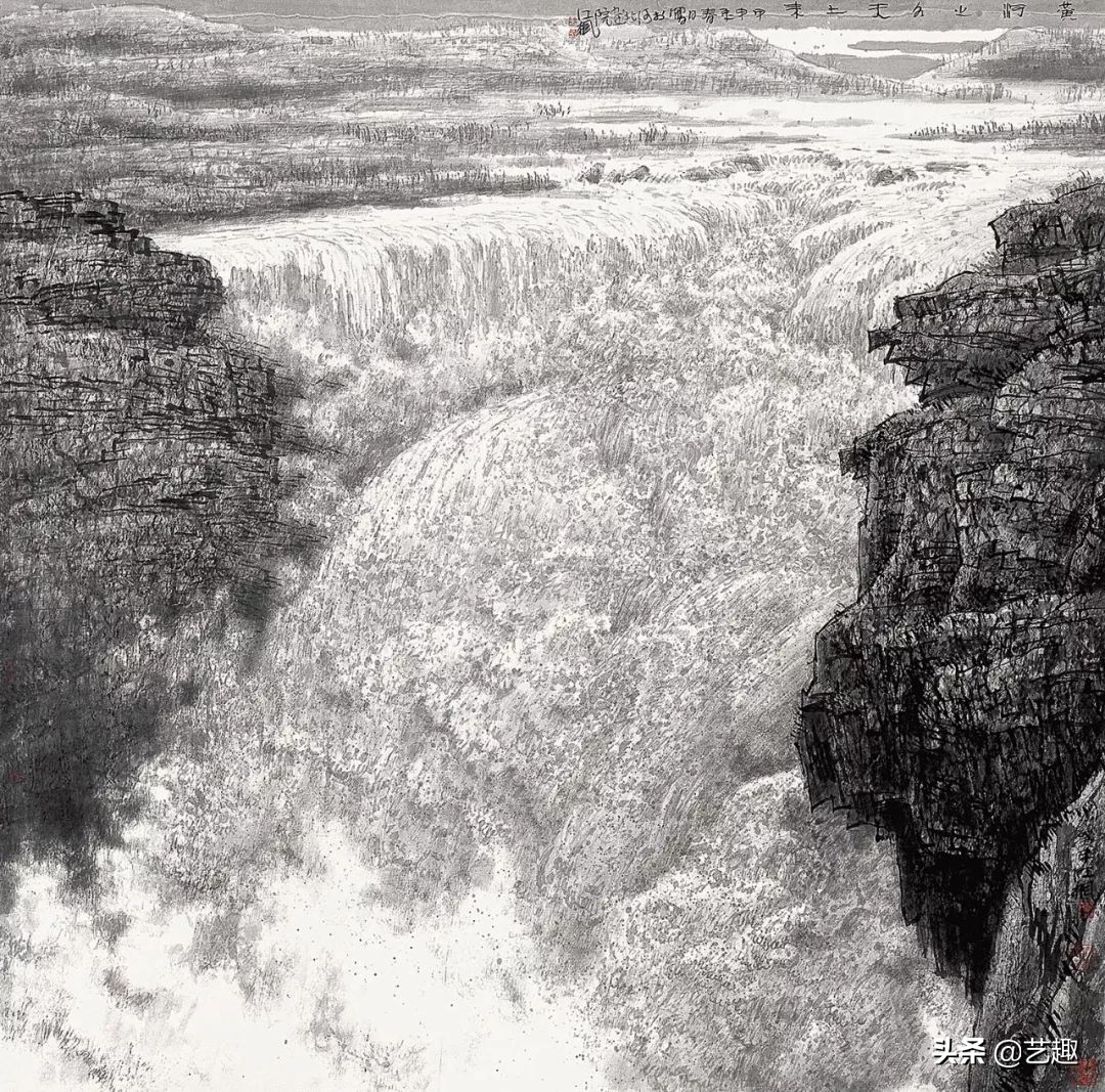 画家江枫作品,黄公望评价