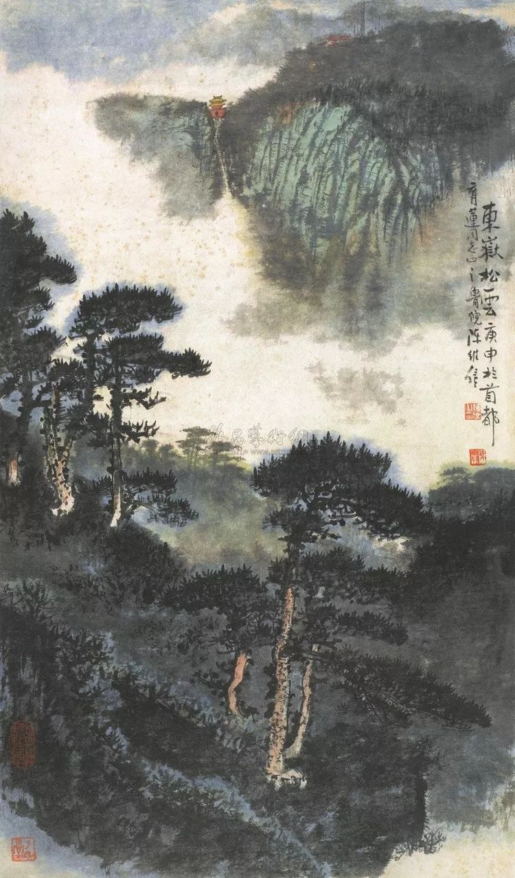 陈良宗山水画作品欣赏,陈家振山水画作品欣赏