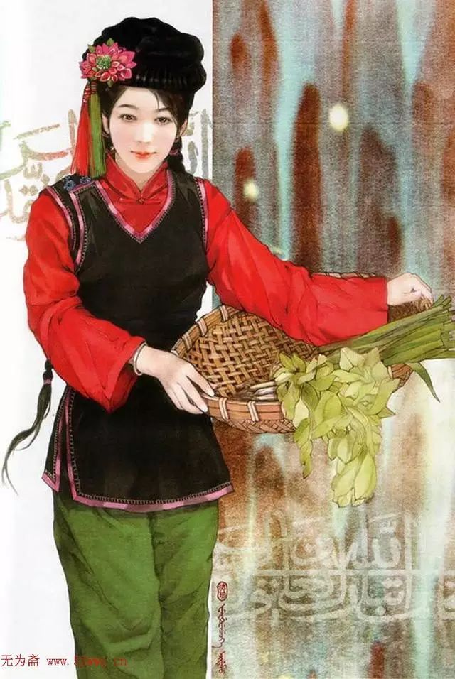 古代女性人物画欣赏,古代四大美女画欣赏图