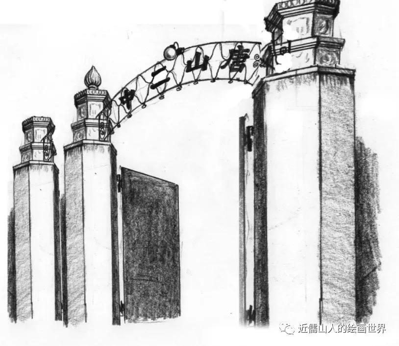 唐山民俗画,唐山标志性手绘图片