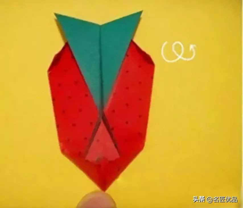 草莓叶子剪纸图,对称草莓剪纸