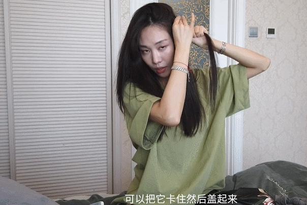 鞠婧祎的头发怎么变那么厚的,鞠婧祎贴头皮中分