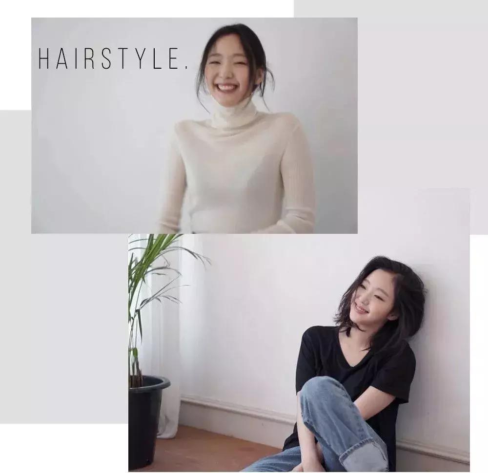 有刘海30-40岁懒人减龄扎发显脸小,除了齐刘海长脸型还适合什么刘海