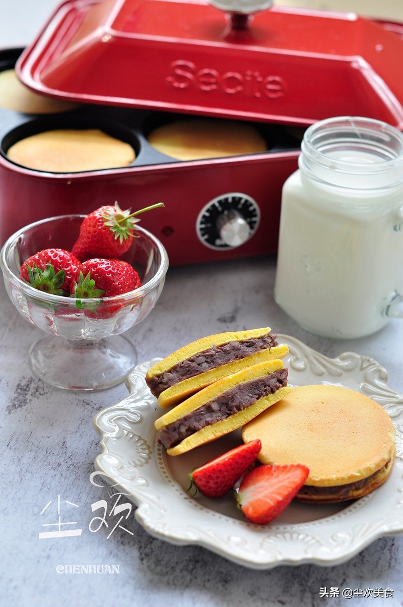 铜锣烧做法蛋清不用打发,打发的蛋清做铜锣烧