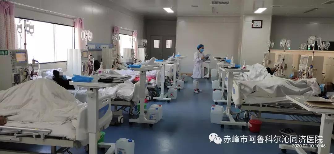 奋战一线的逆行者,同济医院临时血液透析