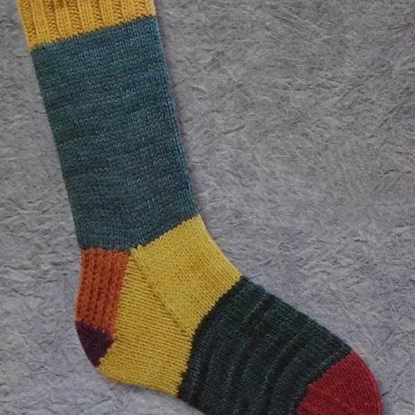 从上往下袜子编织全部过程,钩针编织地板袜子教程全过程解说