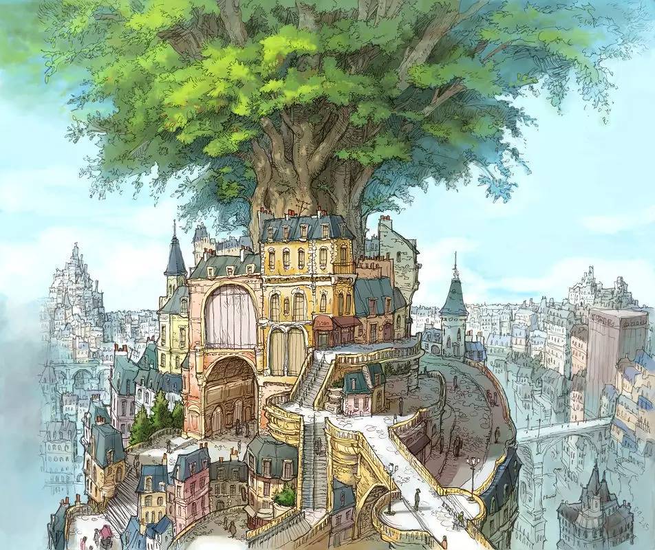 一组非常有意境的动画场景