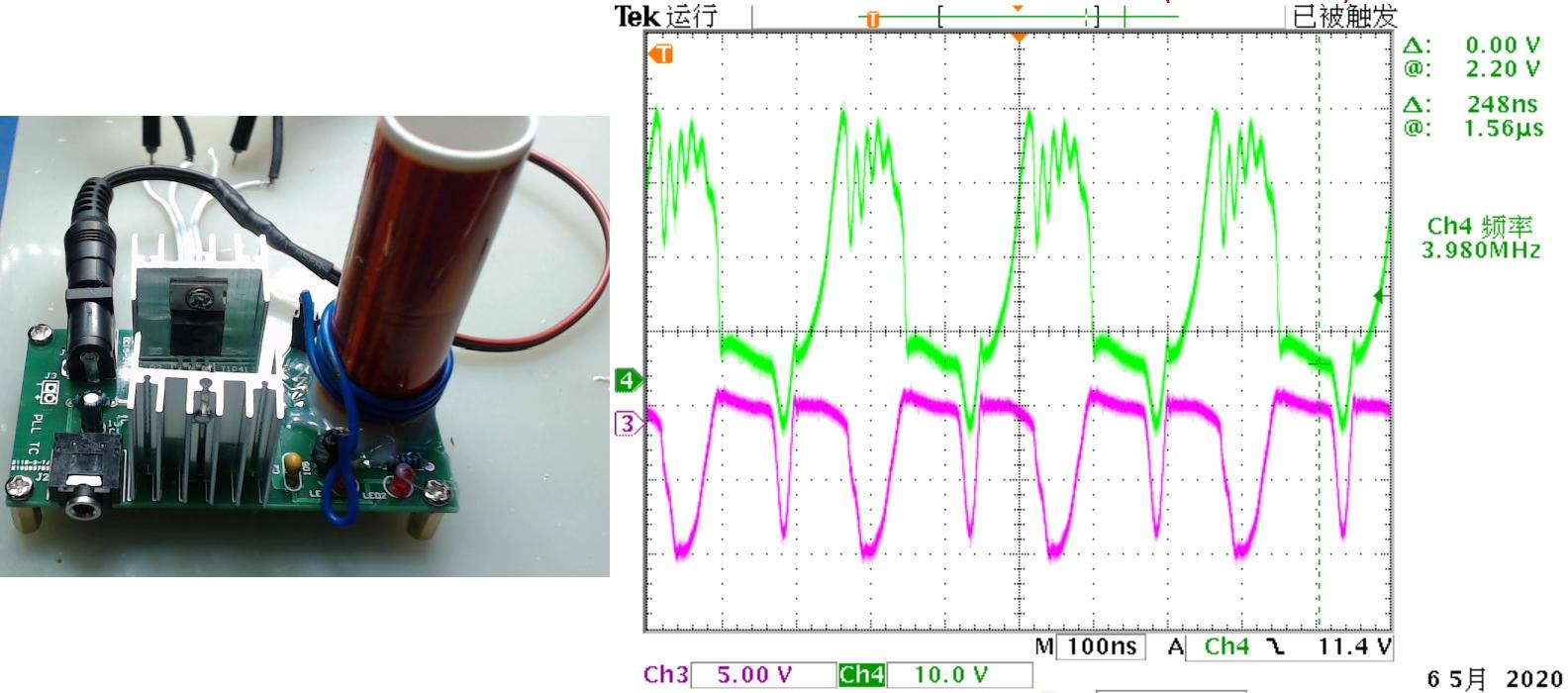 双谐振特斯拉线圈的工作原理,特斯拉线圈初级谐振电流