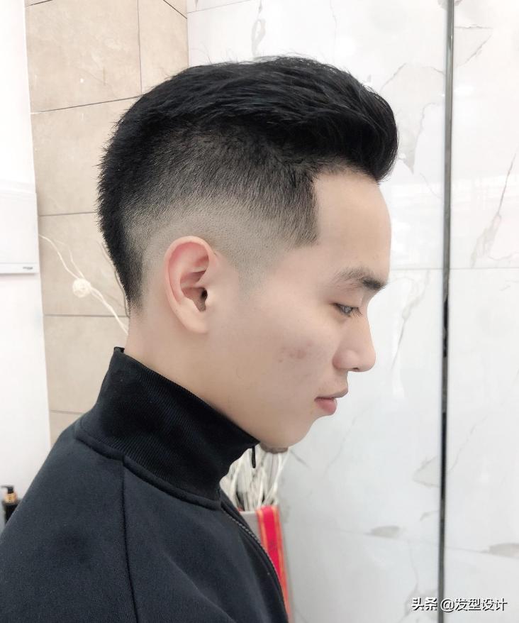 男士毛寸发型图解2020流行短发,30-40岁男士方脸短发发型稳重